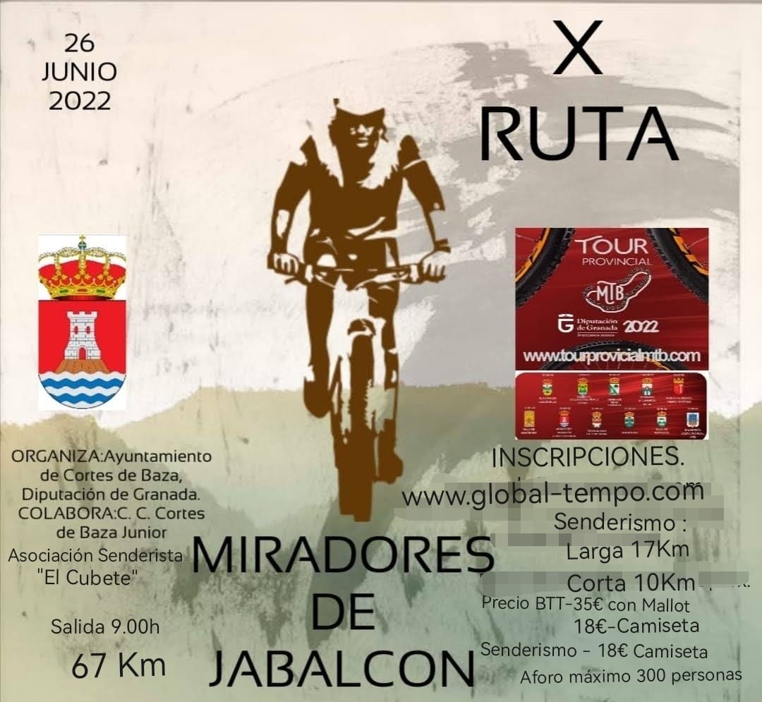 X RUTA LOS MIRADORES DE JABALCÓN - TOUR PROVINCIAL MTB 2022 